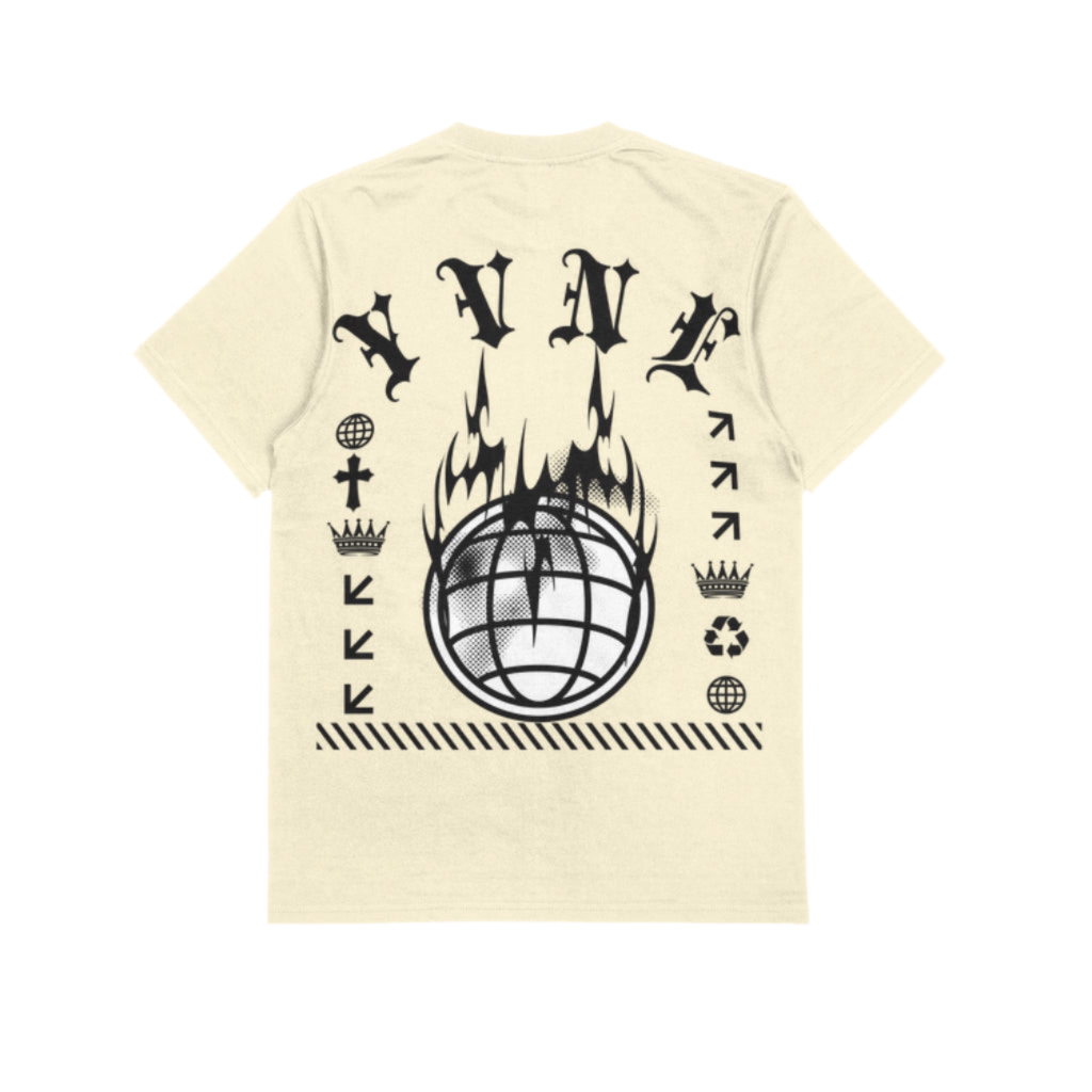 YVNE  Unisex The World Is Yours Heavyweight t-shirt